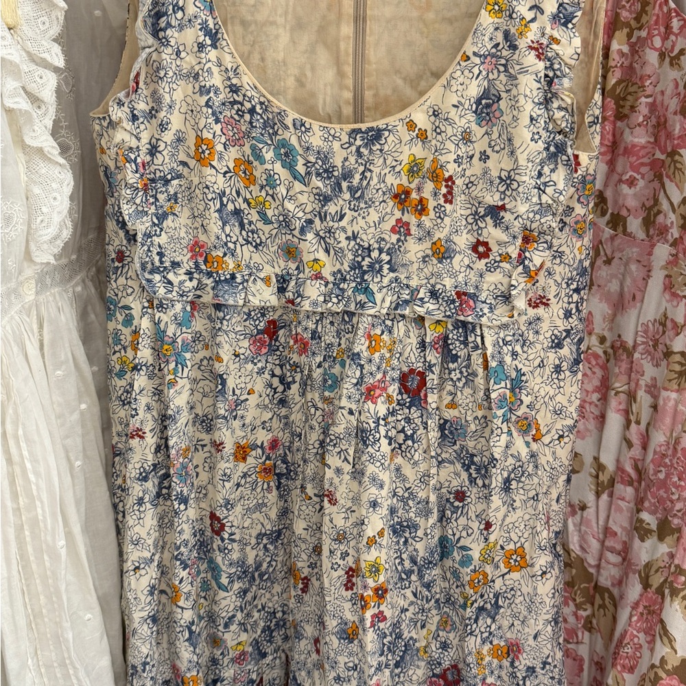 RED Valentino Floral Midi Dress vintage